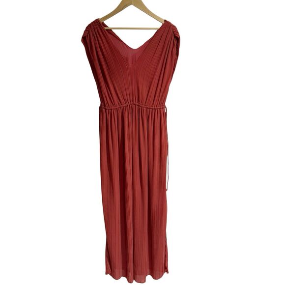ASTR The Label Women Medium Clay Maxi Pleated Goddess Dress - Picture 1 of 10
